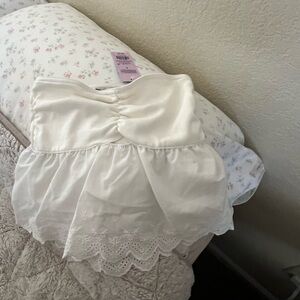 Target Wild Fable White Eyelet Skirted Tube Top